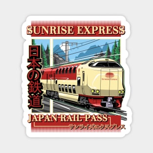 Sunrise Express – Overnight Sleeper Train from Tokyo to Izumo and Takamatsu Magnet