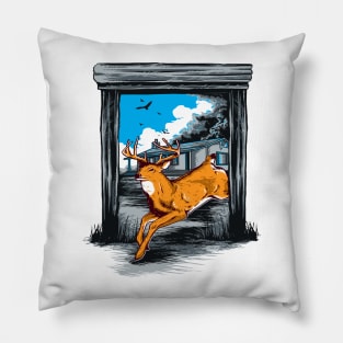 BARREN-GROUND CARIBOU T-SHIRT Pillow