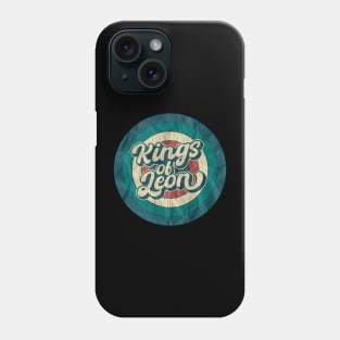 Kings Of Leon - Retro Circle Phone Case