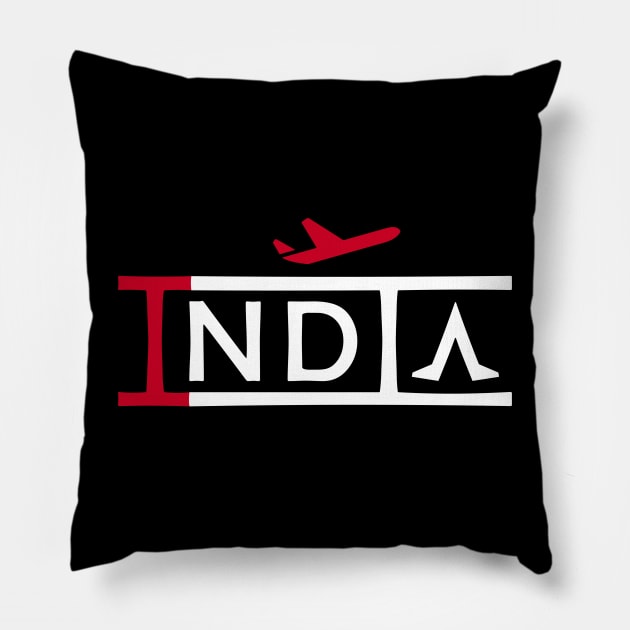 INDIA Aviation Phonetic Alphabet Pilot Airplane Pillow by For HerHim