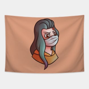 Livia Headshot Tapestry