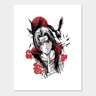 itachi uchiha posters and art prints teepublic itachi uchiha posters and art prints