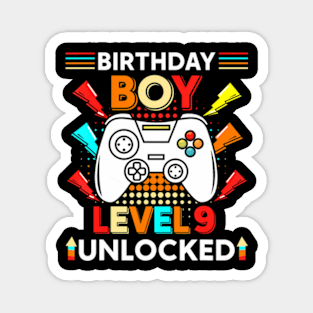 Level 9 Video 9th Birthday Magnet