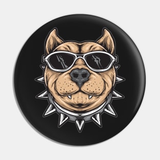 Pitbull Dog Lover Art Pin