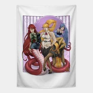 Monster Girls Tapestry