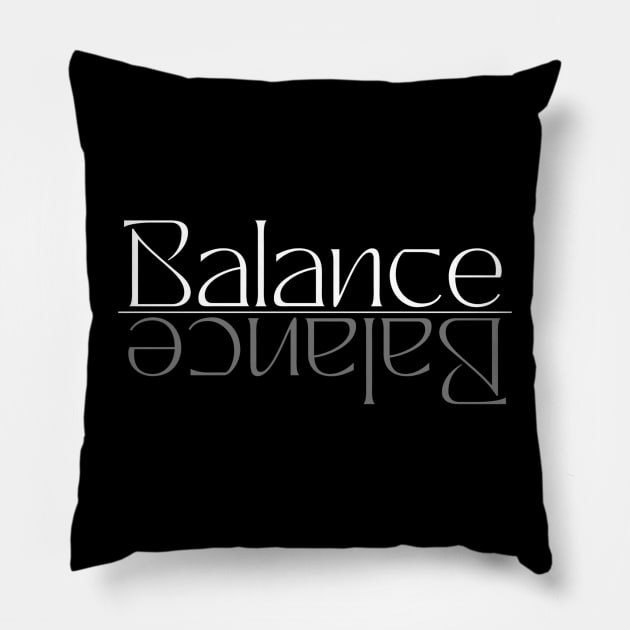 Balance Tee! Pillow by SocietyTwentyThree