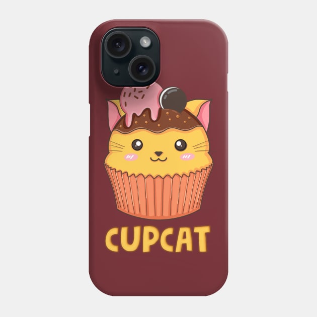 CUPCAT Phone Case by Kuchisabishii