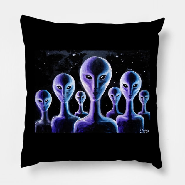 Aliens Pillow by CORinAZONe