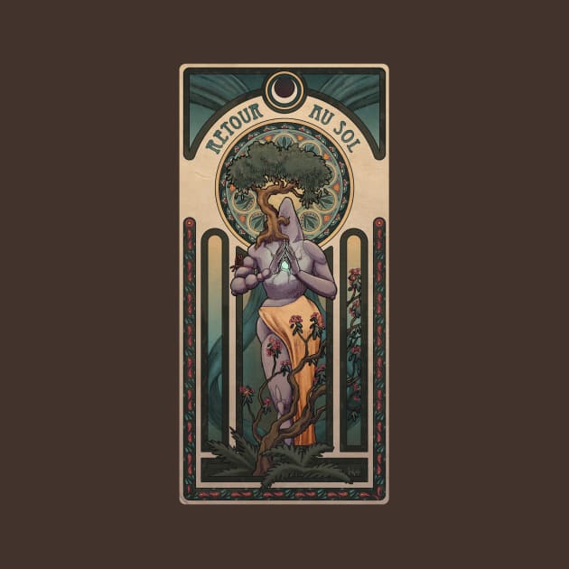 Retour Au Sol - Art Nouveau Golem by 48Tuesdays