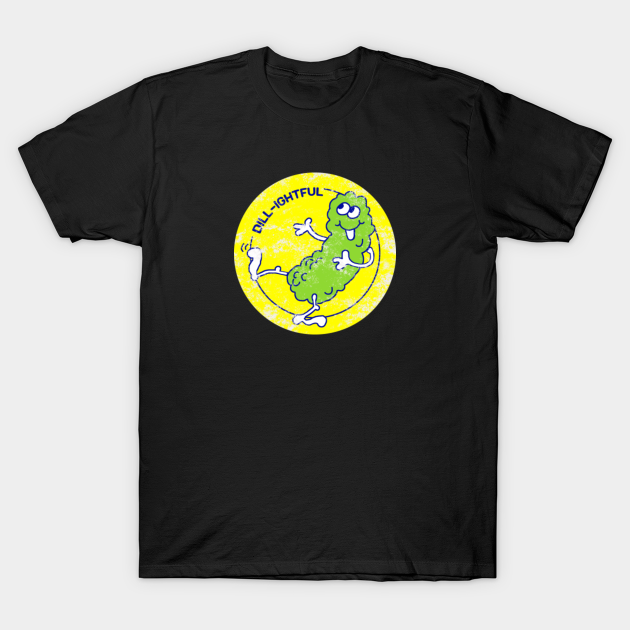 Retro Pickle Sticker - 1980s - T-Shirt