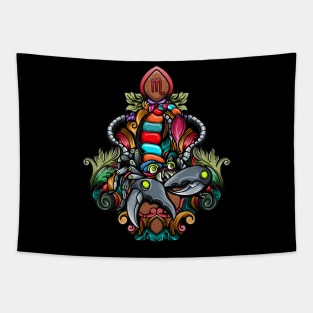 Zodiac SCORPIO Pop Art Series Tapestry