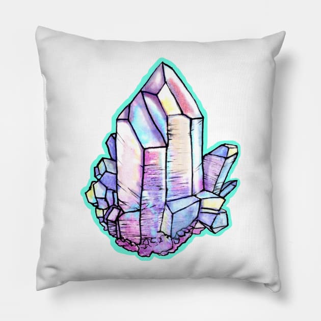 Quartz Crystal Pillow by colleendavis72