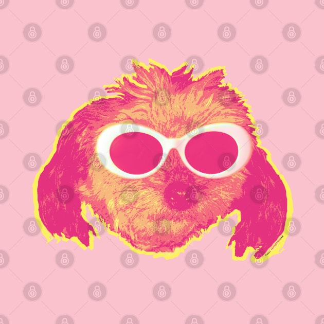 Grunge Poodle Pink by chilangopride