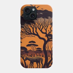 Savanna Serenade - Journey to the African Wilderness Phone Case