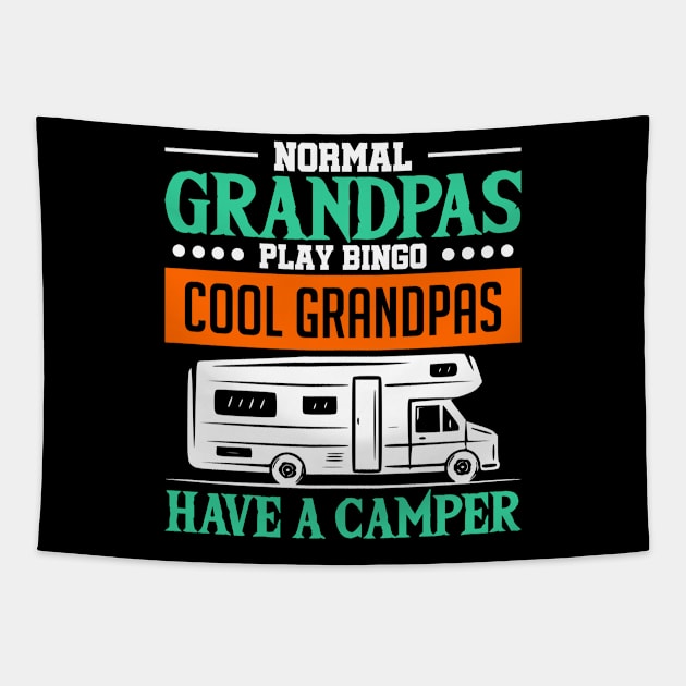 Camping Tapestry by Caskara