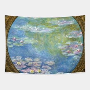 PANTONE MONET -  Claude Monet's Water Lilies (1908) by Claude Monet Tapestry