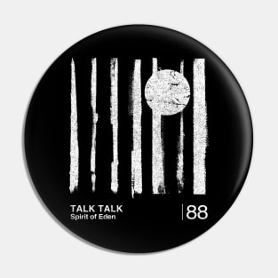 Talk Talk  / Minimalist Graphic Artwork Design Pin