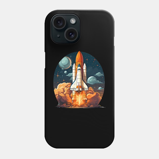 AI Generated Rocketship Phone Case by Keciu's Shop