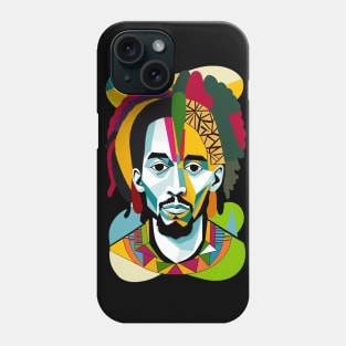 Abstract Rasta Man Phone Case