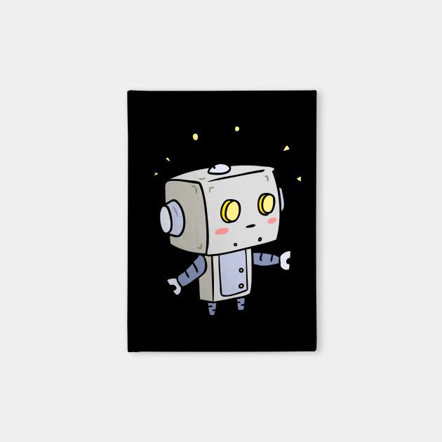 Cute Robot Kid Blushing Cute Robot Notebook Teepublic Cute Robot Kid Blushing Cute Robot Notebook Teepublic