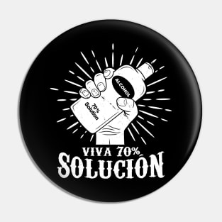 Quarantine Social Distancing Stay Home Viva la Revolucion Retro Vintage Funny Meme Pin