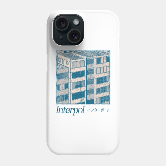 Interpol --  Original Retro Art Design Phone Case by unknown_pleasures