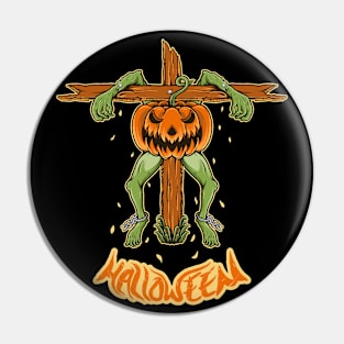 Halloween Pumpkin Monster Pin