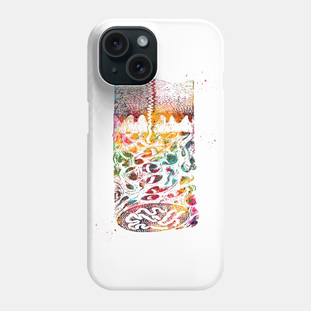 Vertical section of the skin Phone Case by erzebeth