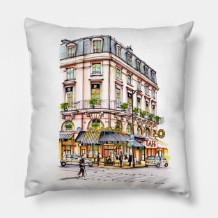 Paris Cafe Pillow