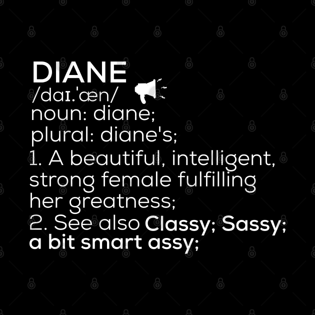 Diane Name Definition Diane Female Name by TeeLogic
