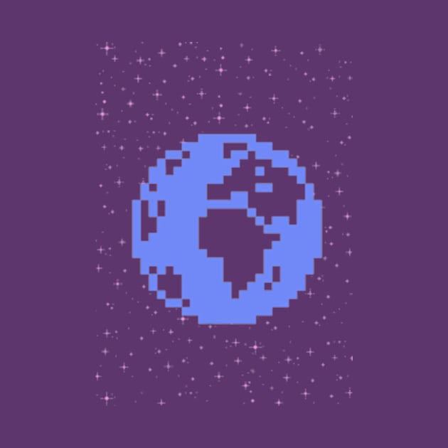 Pixel earth by tastelesssandwiches