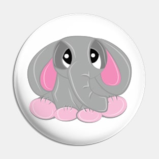 Cute Baby Elephant Pin