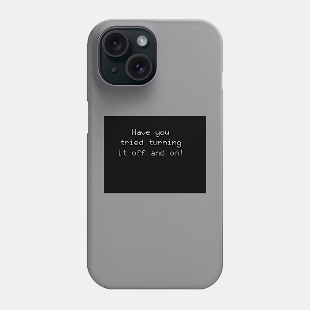 on and off Phone Case by Baloney