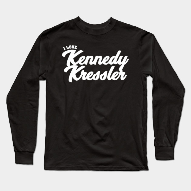 I Love Kennedy Kressler Celebrity Long Sleeve T Shirt Teepublic