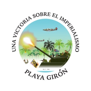 Playa giron bay of pigs  stickers magnets pin buttons T-Shirt