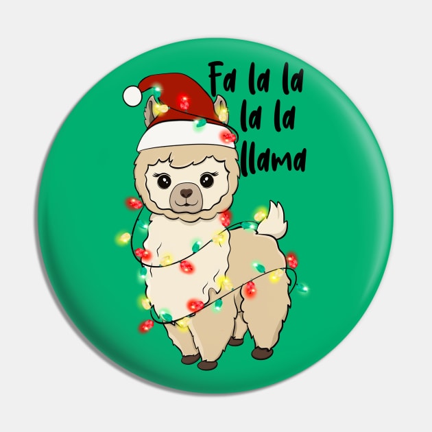 Christmas Lights Llama Pin by Archie & Ainslie