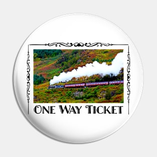 Magical steam ride Pin