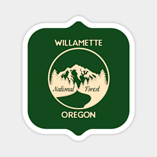 Willamette National Forest Oregon Magnet