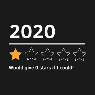 2020 Rating - Would give 0 stars - Funny T-Shirt