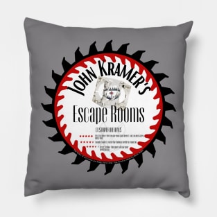 Saw Movie John Kramer's Escape Rooms Pillow