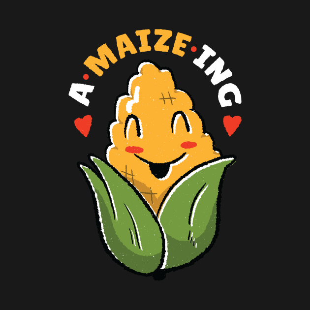 A Maize Ing // Funny Corn Cartoon by SLAG_Creative