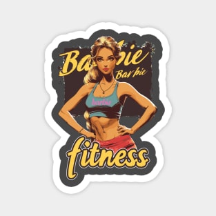 Fitness Barbie Vintage Graphic T-shirt 07 Magnet