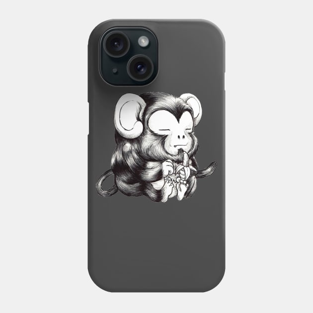 Monkey Do Phone Case by DomTsoi