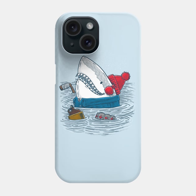 The Great White North Shark Phone Case by nickv47