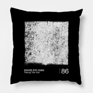 Taking The Veil  / Minimalist Graphic Artwork Design Pillow