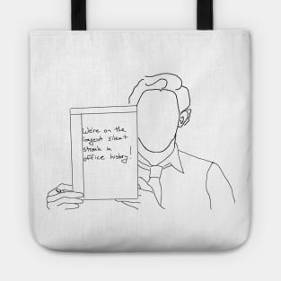 The Office Is A Silent Place Tote