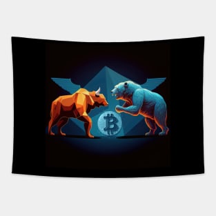 BEARS VS BULLS Tapestry