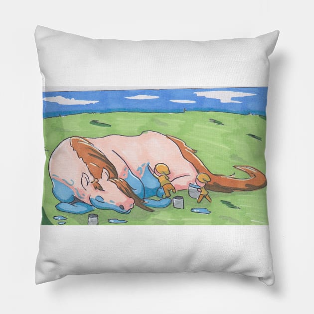 Horse get Painted Pillow by Make_them_rawr