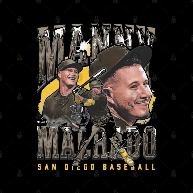 Manny Machado San Diego Vintage by Jesse Gorrell