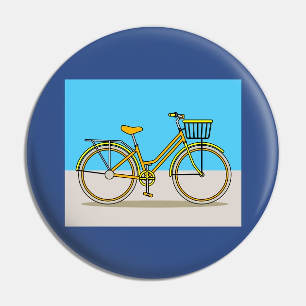 Retro Vintage Bicycle Biker Lover Pin by flofin